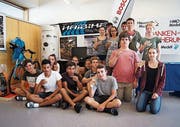 Die Sekschülerinnen und Sekschüler präsentieren ihre Abschlussarbeiten. (Bild: zVg)