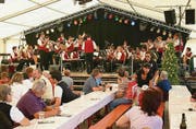 Das Festzelt auf dem Kabisplatz wird am Sonntag um 12 Uhr geöffnet. (Archivbild: pd)