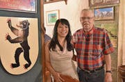 Der 76jährige René Lorenz, ein gebürtiger Thurgauer, mit seiner philippinischen Frau Chit. (Bild: CHRISTA_WUTHRICH)