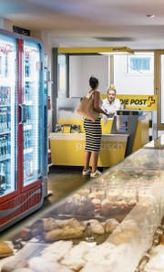 Postagenturen sollen Einzahlautomaten erhalten. (Bild: Christian Beutler/Keystone (Luzern, 20. Juni 2017))