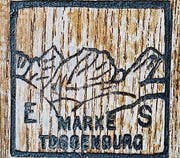 Skimarke von Eduard Sutter.
