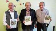 Drei der vier neuen Ehrenveteranen: Waldemar Hediger, Hansruedi Dummermuth und Leon Schmid (von links). (Bild: PD)
