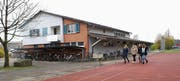 «Vom Neubau werden wir nichts mehr haben», sagten die 3.-Sek-Schülerinnen. (Bild: Christine Luley)