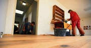 Bereit für Besucher: Der renovierte Eingangsbereich im Kurs- und Kulturzentrum des Ökodorfs Sennrüti. (Bild: mf)