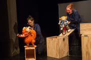 Das Stück «Der Tag, an dem Louis gefressen wurde» für Kindergartenkinder sowie 1. und 2. Klässler wird im Rahmen des Theater-Lenz am Montag und Dienstag, je um 9.30 Uhr, im Werdenberger Kleintheater Fabriggli aufgeführt (Bild: PD)