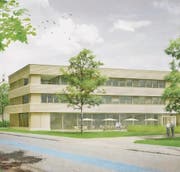 Visualisierung der geplanten Erweiterung beim «Gartenhof» in Steinach. (Bild: pd)