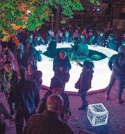 Die Lichtbar des Kunstvereins Rorschach hat bis 8. November täglich ab 18 Uhr geöffnet. (Bild: Christof Sonderegger)