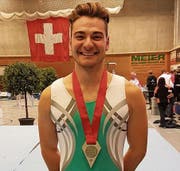 Silber geholt mit dem Team St. Gallen: Dominik Nadig. (Bilder: PD)