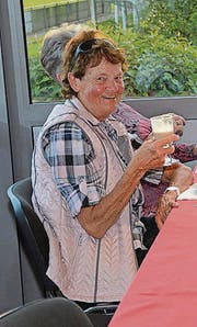 Angela Scherrer: In Festlaune.