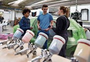 Werbung für Berufe in Technik und Naturwissenschaften (Bild: Heini Schwendener)