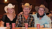 Countrymusik macht einfach happy. Das finden Silvia Rüegg, Jörg Meier, Madeleine Waser. (Bilder: Chris Marty/frauenfeld-events.ch)