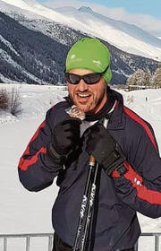 Nico Stahlberg geniesst das Wintertraining im Schnee. (Bild: PD)