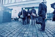 Noch nie war der Andrang zu einer Verhandlung im Prozess Kümmertshausen so gross wie gestern. (Bild: Donato Caspari)