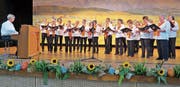 Die Jubilarinnen erfreuten die Gäste mit einem gesanglichen Blumenstrauss. (Bild: PD)