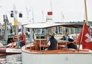 Die Präsentation historischer Dampfboote gehörte zum Rahmenprogramm. (Bild: Donato Caspari)
