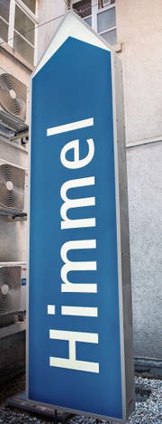 Die Kunstinstallation von Markus Brenner im Lichthof des Stadthauses, unweit des Stadtpräsidentenbüros. (Bild: Andrea Stalder)