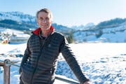Thema einer Ausstellung: Ex-Skispringer Walter Steiner aus Wildhaus. Bild: Archiv (Bild: Olivia Hug)