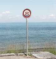 Das Baden am Horner Seeufer ist verboten. Die Regel wird nicht von allen eingehalten. (Bild: Lisa Wickart)