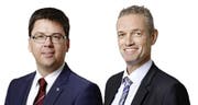 Die beiden Kandidaten der FDP für das Stadtpräsidium in Kreuzlingen: Alexander Salzmann und René Knöpfli. (Bild: PD)