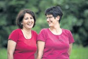 Sie sind schon heute ein Dream-Team: Samira Rahim aus Niederuzwil (links) und Barbara Feichtinger aus St.Gallen. (Bild: Urs Jaudas)