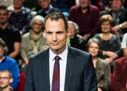 In der Kritik: "Arena"-Moderator Jonas Projer. (Bild: SRF/Oscar Alessio)