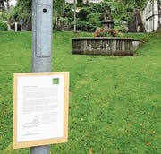 Beim Dorfbrunnen startet der Geschichtenweg (Bilder: PD)