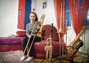 Zu Hause ist sie in Romanshorn, mit den Swing Kids hat sie die Welt bereist: Sophie Bright, Jahrgang 2004. (Bild: Andrea Stalder)