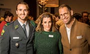 Gehören zu den 100 gekürten Thurgauerinnen und Thurgauern: Julian Thorner, Lina Button und Jeroen van Rooijen. (Bild: Reto Martin)