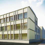 Eine Visualisierung des Schulgebäudes auf dem Arenenberg nach der Sanierung. Visualisierung (Bild: : PD)