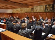 Ein klares Verdikt: Nach zwei Stunden stimmt der Innerrhoder Grosse Rat der letztjährigen Staatsrechnung zu. (Bild: Roger Fuchs)