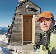 Bei gutem Wetter auch mal ein Selfie auf dem Säntisgipfel. (Bild: pd)