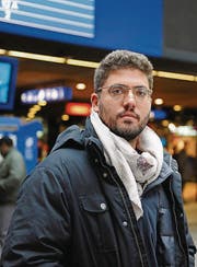 Kriegsfotograf Dominic Nahr zu Besuch in der Schweiz. (Bild: mge)