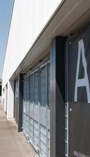 Verschlossene Türen der Wiler IGP Arena: Die erste Übungseinheit unter Trainer Fuat Capa war geheim. (Bild: Gianluca Lombardi)
