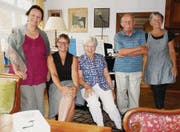 Sie sind die guten Seelen der Uttwiler Meisterkurse: Christine Gantner, Monika Breitenmoser, Rosmarie Sonderegger, Walter Sonderegger und Annelies Schindler. (Bild: Michèle Vaterlaus)