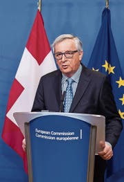 EU-Kommissionspräsident Juncker. (Bild: G. Vanden Wijngaert/AP)