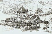Eine Visualisierung zeigt, wie die Luxburg als Neubau ausgesehen hat. (Bild: pd)