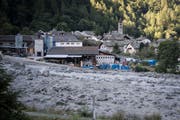 In Bondo ereignete sich der grösste Bergsturz der letzten Jahrzehnte im Kanton Graubünden. (Bild: KEYSTONE)