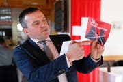 Der Solothurner Nationalrat Walter Wobmann. (Bild: PETER KLAUNZER (KEYSTONE))