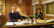 Die beiden Toggenburger FDP-Kantonsräte Kilian Looser (links) und Imelda Stadler (rechts). (Bild: PD)