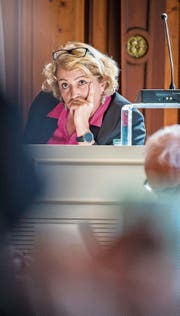 Regierungsrätin Cornelia Komposch scheiterte mit ihrem Last-Minute-Kompromissvorschlag. (Bild: Reto Martin)