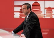 CVP-Parteipräsident Gerhard Pfister musste am Sonntag einige Niederlagen einstecken. (Bild: Peter Schneider/Keystone (Bern, 4. März 2018))