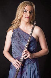Claudia von Wartburg (Flöte).