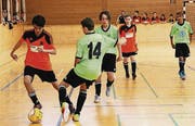 Bei den C-Junioren der 2. Stärkeklasse vermochte aus Werdenberger Sicht nur das Team Grabs-Gams (in Orange) zu überzeugen.