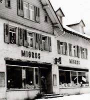 Die Migros in Buchs, aufgenommen um 1955, war dem Liechtensteiner Handelsgewerbe ein Dorn im Auge. Es sollte verhindert werden, dass die Migros im Ländle Fuss fasst.