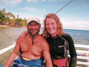 Roland und Cindy Meier nach einem Tauchgang vor der philippinischen Insel Caluya – ihrem Zuhause. (Bild: pd)