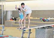 Bis zum Salto ist es nicht mehr weit. (Bilder: mf)
