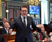 St.Galler Finanzchef Benedikt Würth legt erstmals seit langem wieder ein ausgeglichenes Budget vor. (Bild: Regina Kühne)