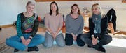 Von links: Ulrike Menge vom Quartierverein Wil West, die beiden Spielgruppenleiterinnen Andrea Munding und Christina Alther sowie die Gesamtverantwortliche Susanne Gähwiler. (Bild: Gianni Amstutz)