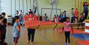 Gemeinsam spielen und turnen: An den Open Sundays können das Kinder aus Rorschacherberg und Tübach-Horn nach Herzenslust. (Bild: PD)