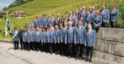 Mit «Froh und heiter» erspielte sich der Musikverein Buchs-Räfis den 5. Rang in der Marschmusik. (Bild: pd)